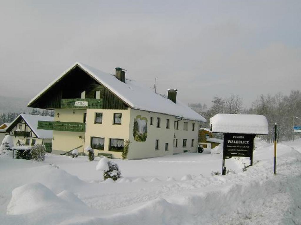 Pension Waldblick Bayerisch Eisenstein Buitenkant foto